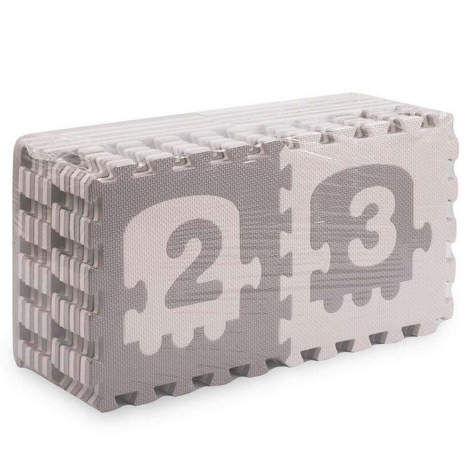 B2X  Große Schaumstoffmatte, Puzzle, Zug, Buchstaben 36-tlg 