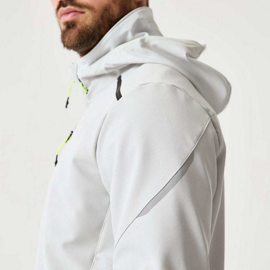 DECATHLON  Winddichte Softshelljacke Segeln , 500 hellgrau 