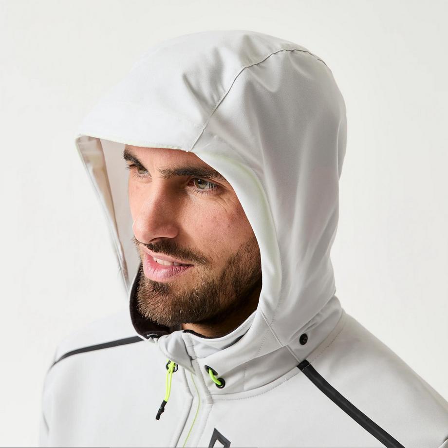 DECATHLON  Winddichte Softshelljacke Segeln , 500 hellgrau 
