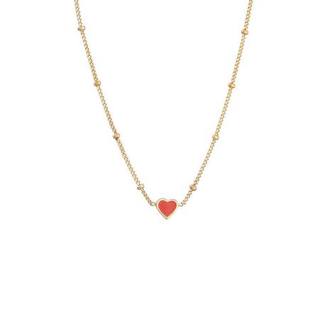 Elli  Collier Enfants Pendentif Coeur Boules Avec Émail 