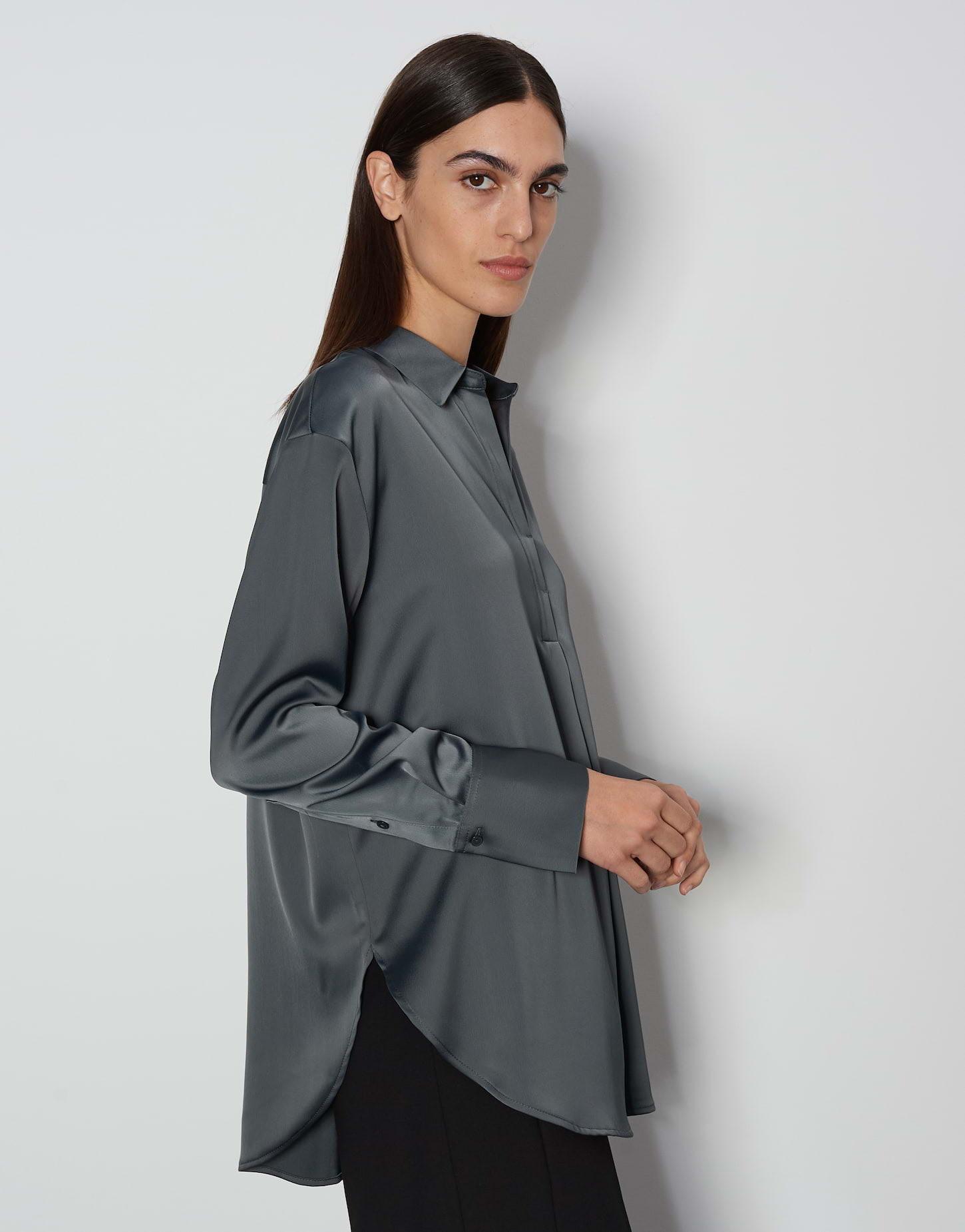 someday  Blouse en satin Zanza Droit 