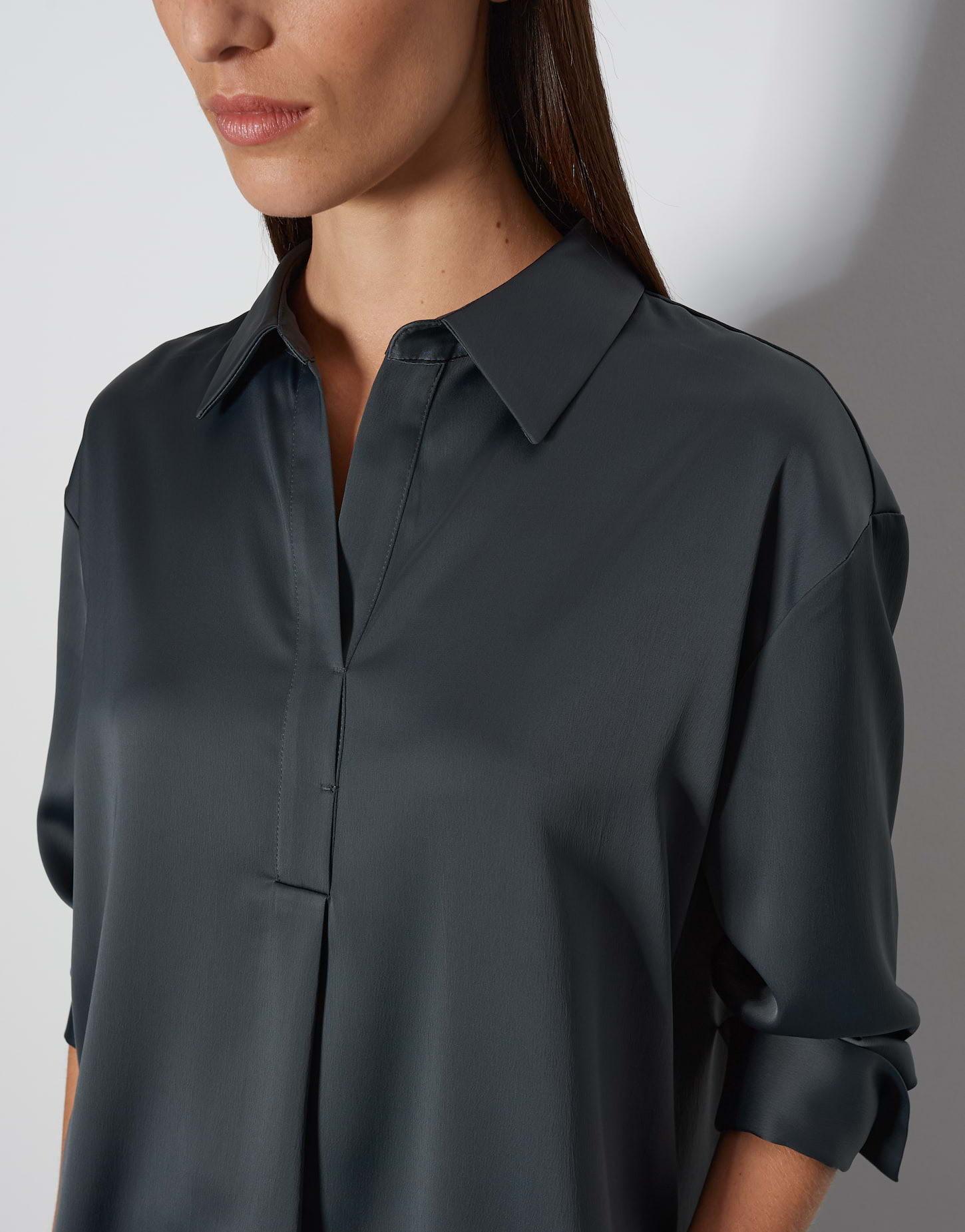 someday  Blouse en satin Zanza Droit 