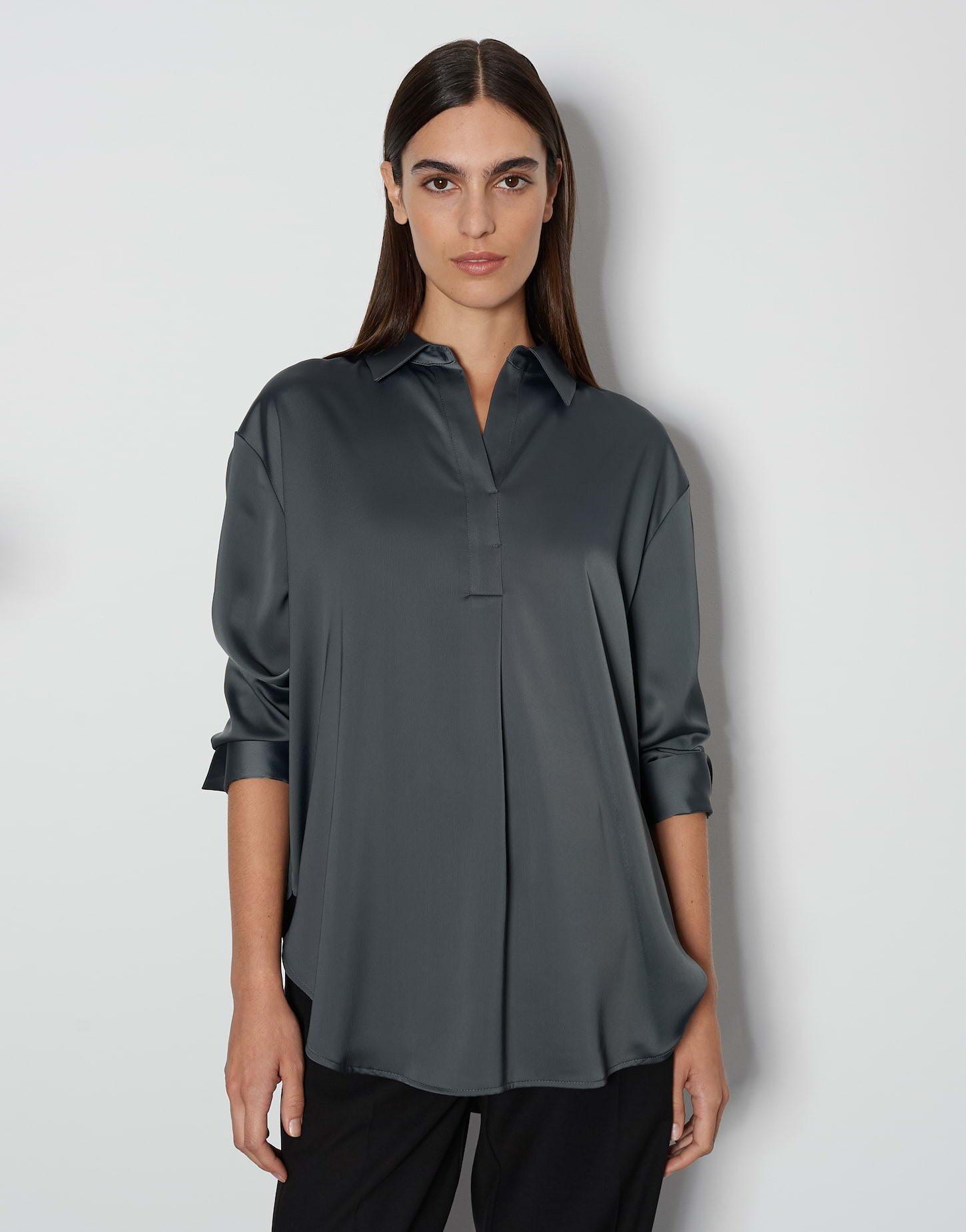 someday  Blouse en satin Zanza Droit 