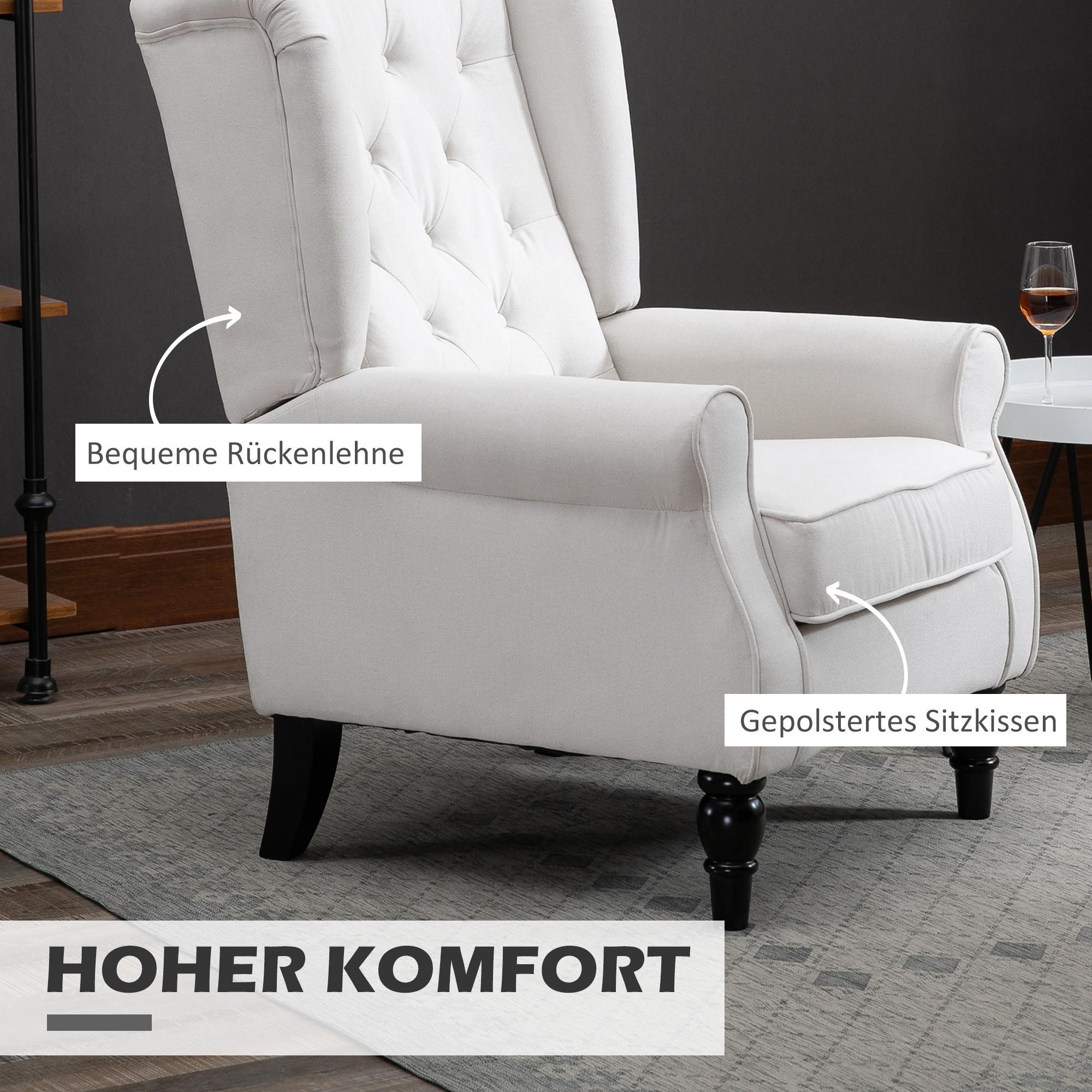 HOMCOM Fauteuil simple  