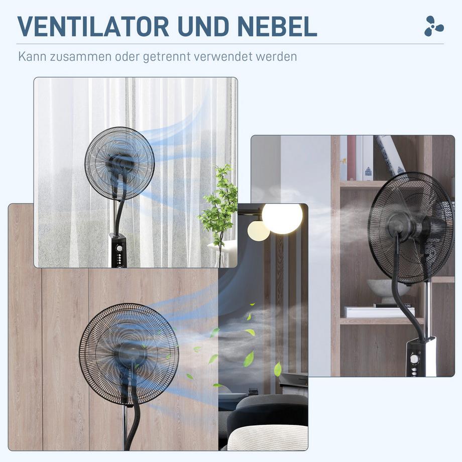 HOMCOM Ventilateur sur pied  