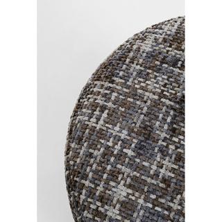 KARE Design Tabouret Berry High argent gris foncé rond 39  