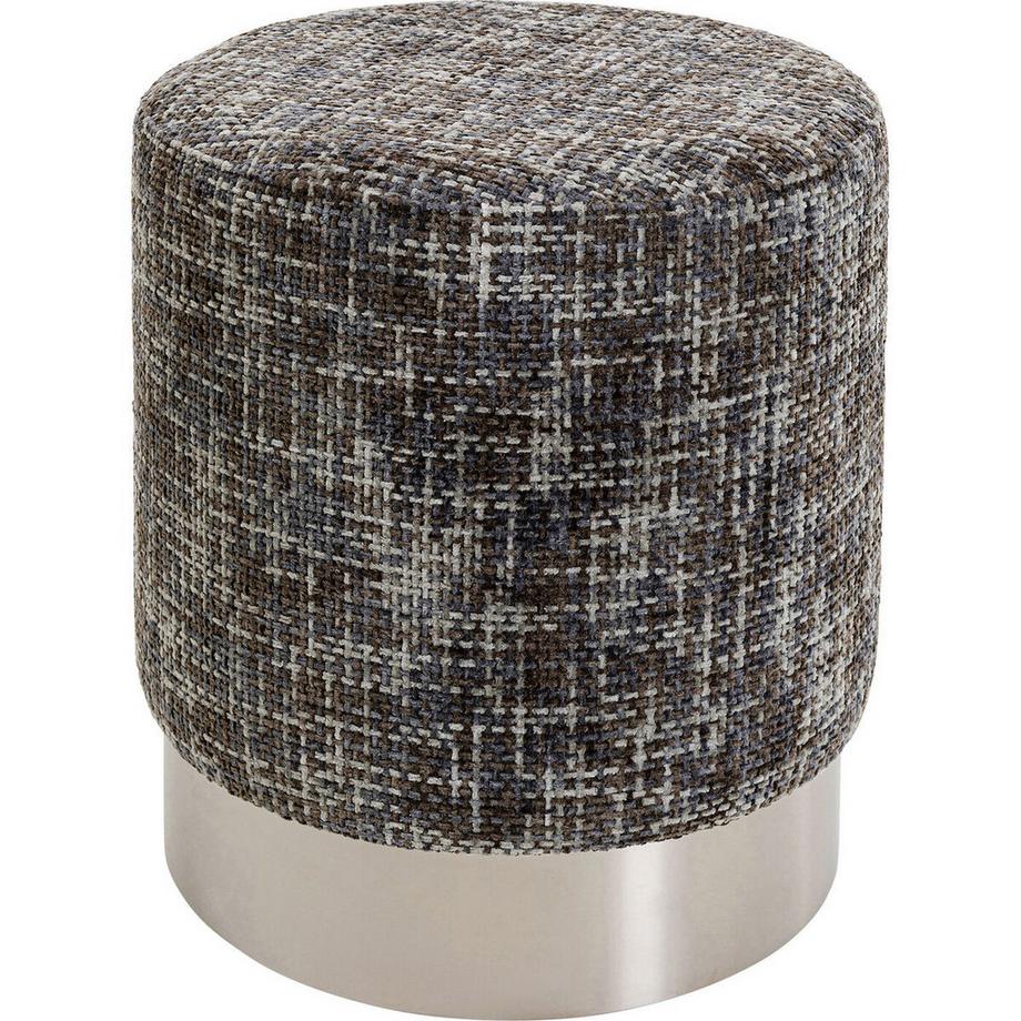 Hocker Berry High silber dunkelgrau rund 39