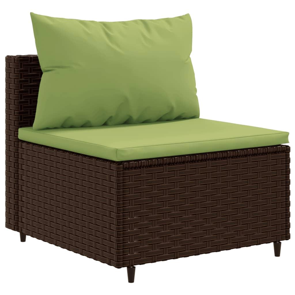 VidaXL Gartensofagarnitur poly-rattan  