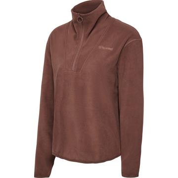 sweatshirt 1/2 zip women mt connect loose