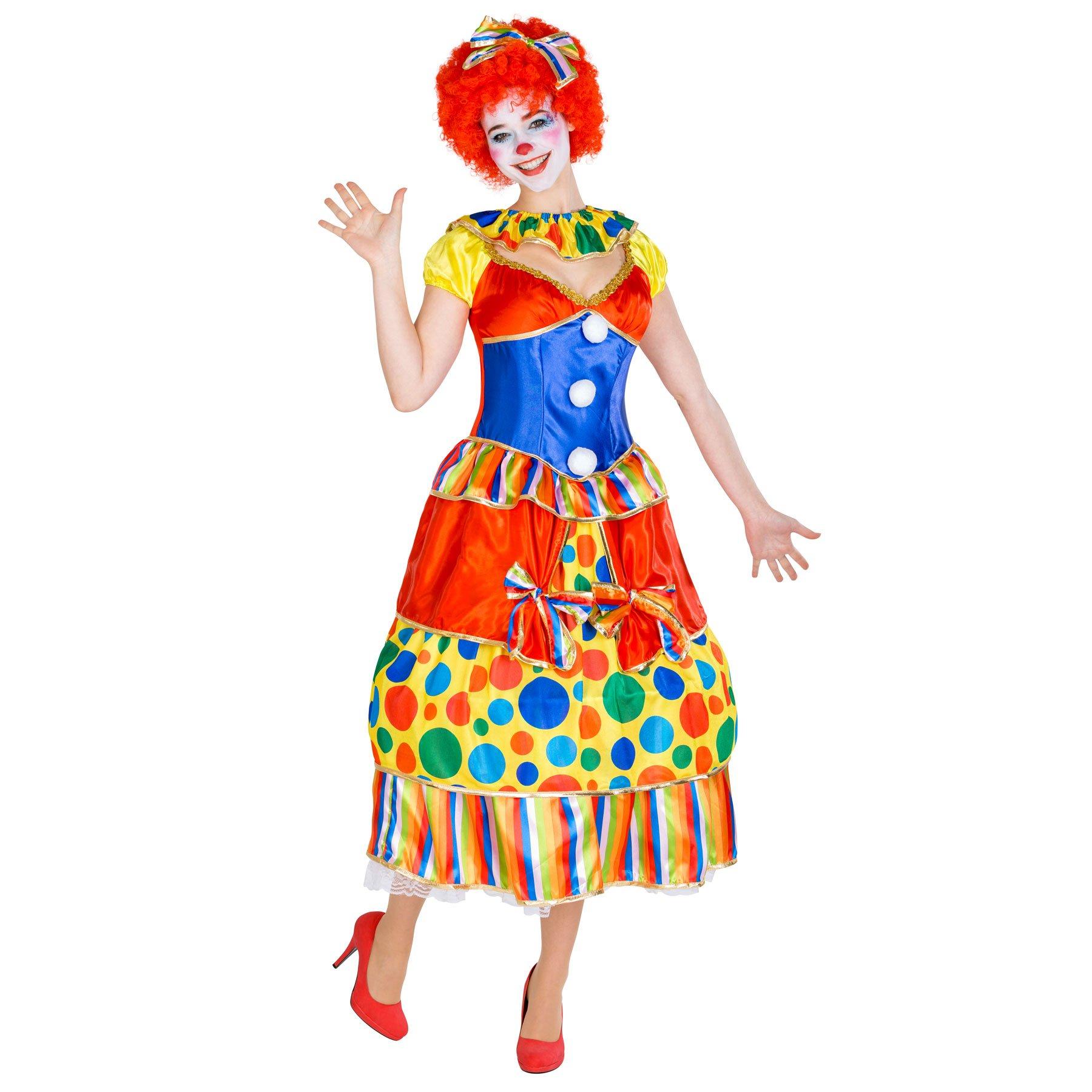Tectake  Costume da donna - Clown Fridolina 