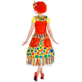 Tectake  Costume da donna - Clown Fridolina 