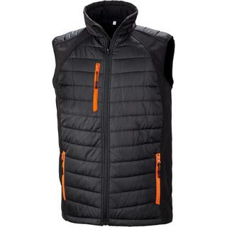 Result  gilet softshell rembourré black compass 