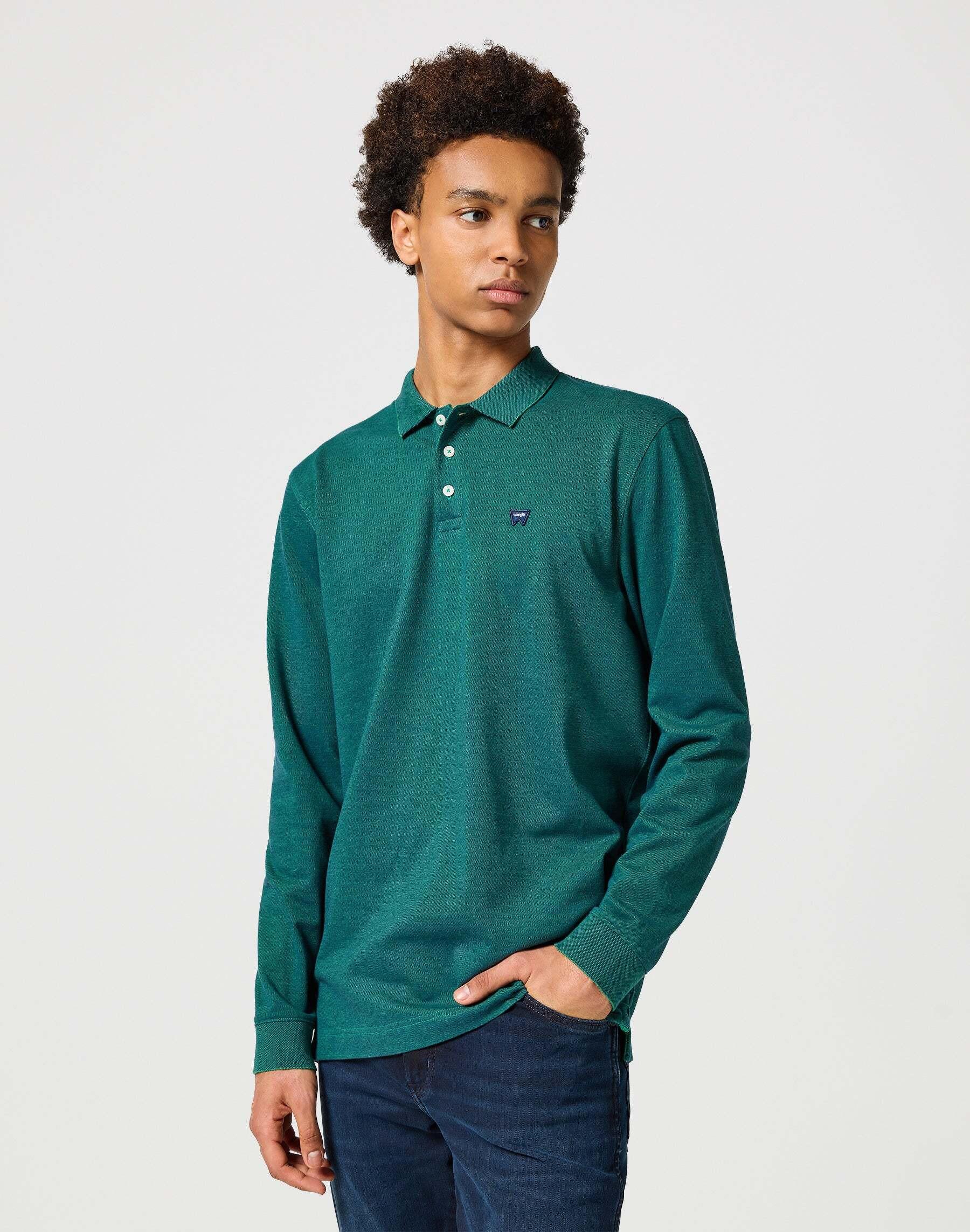 Wrangler  Polos à manches longues Longsleeves Refined Polo 