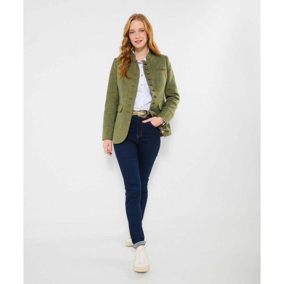 Joe Browns Veste Carreaux Col Montant Style Campagne  