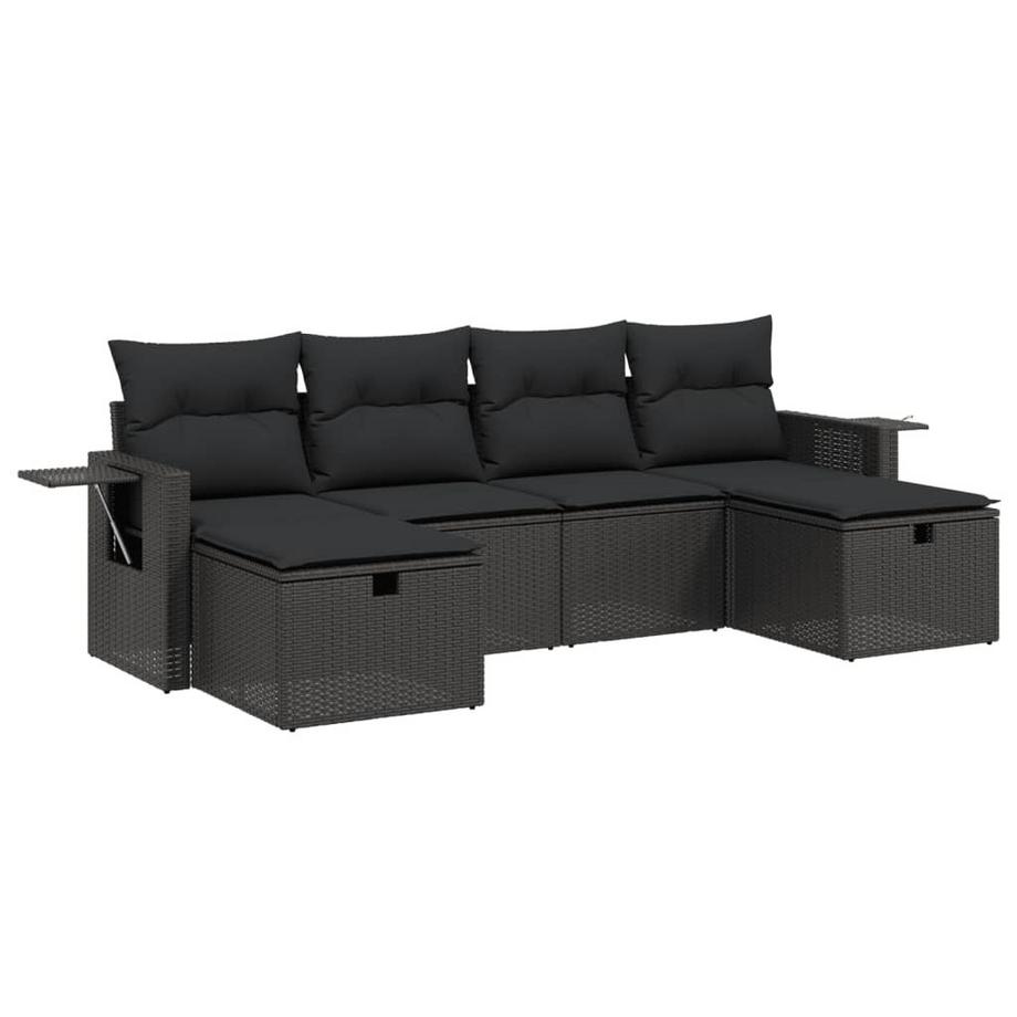 Ensemble de canapés de jardin rotin synthétique