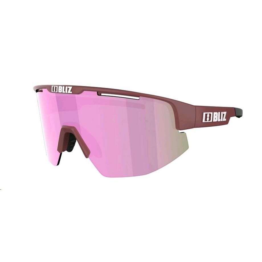 Matrix Small - Matt BurgundyBrown w Rose multi