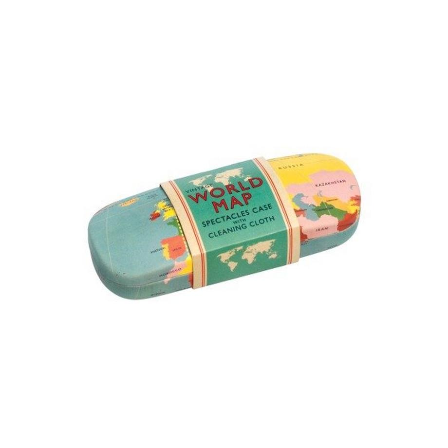 ROOST Brillen-Etui World Map 24889 15x6x4cm