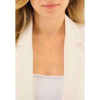 MUAU Schmuck  Collier Panzer Gelbgold 750, 1mm, 36cm 