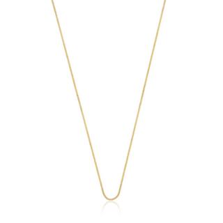 MUAU Schmuck  Collier Panzer Gelbgold 750, 1mm, 36cm 
