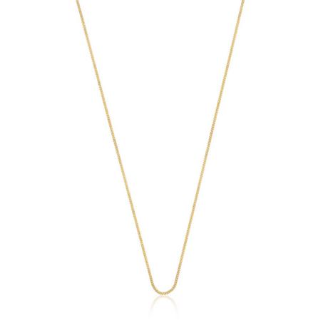 MUAU Schmuck  Collier Panzer Gelbgold 750, 1mm, 36cm 