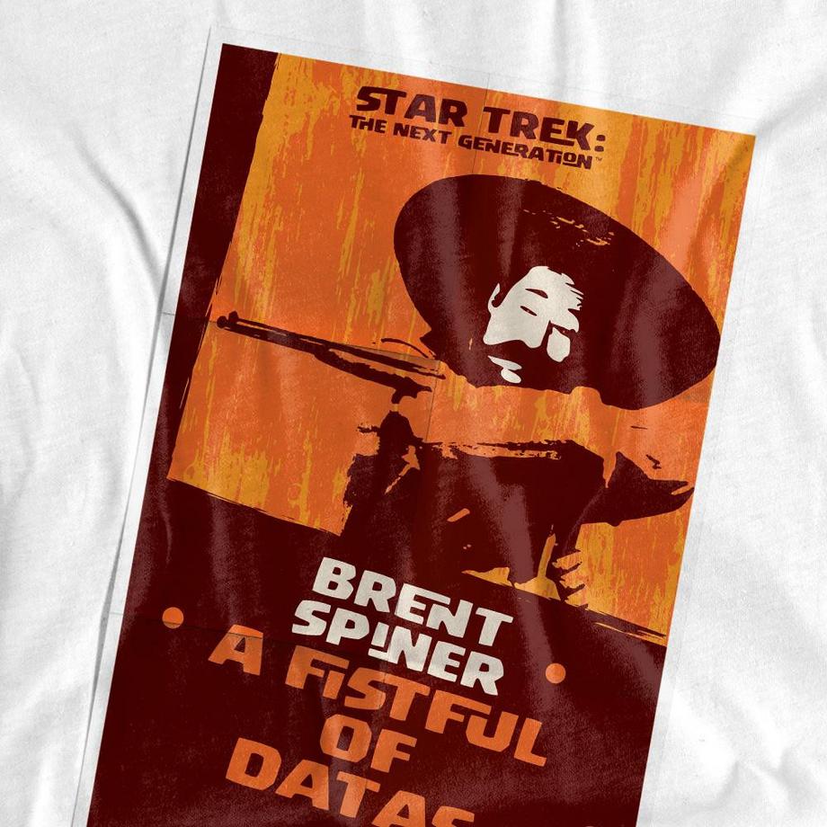 Star Trek Star Trek The Next Generation Season 6 Episode 8 T-Shirt Maniche Lunghe  