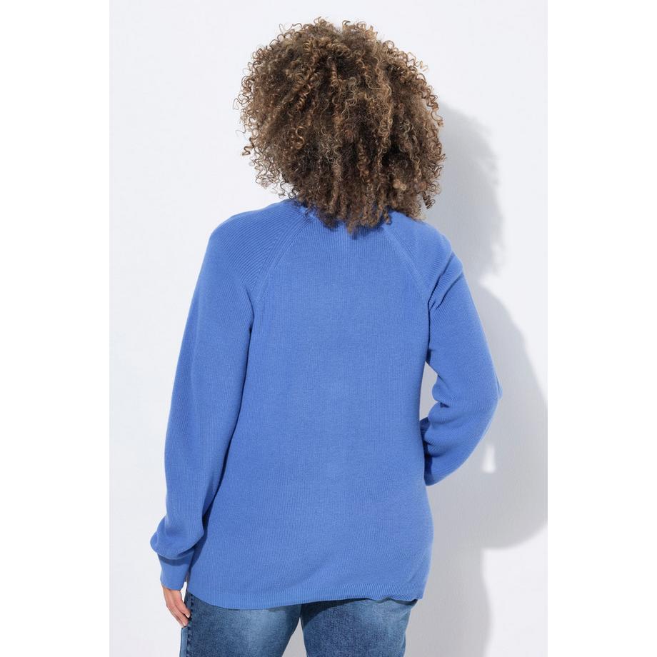 Ulla Popken Cardigan Maglia Bottoni Scollo V Maniche Lunghe  