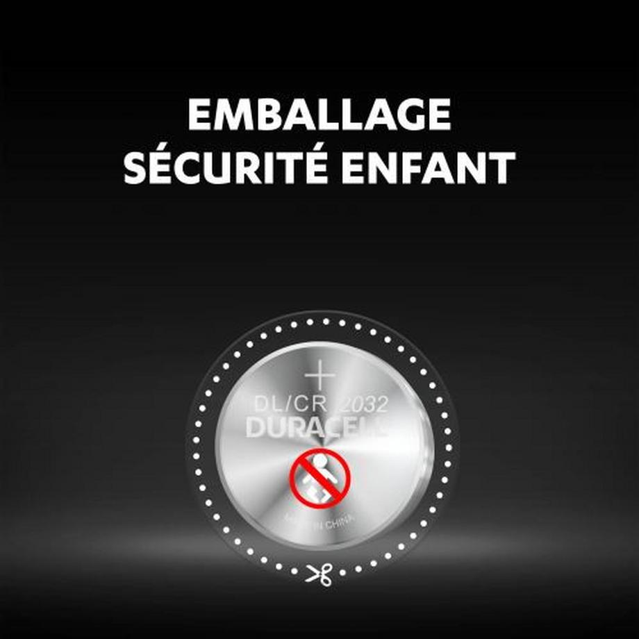 DURACELL  DURACELL Knopfbatterie Specialty DL2032 B2 CR2032, 3V 2 Stück 