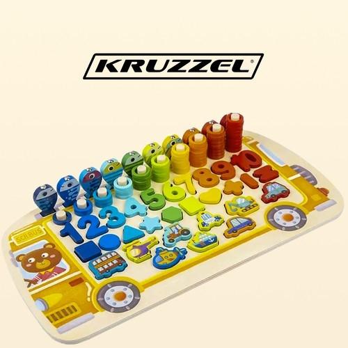 Kruzzel  Puzzle in legno - selezionatore 6in1 Kruzzel 22636 