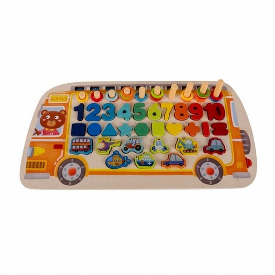 Kruzzel  Puzzle en bois - trieur 6en1 Kruzzel 22636 