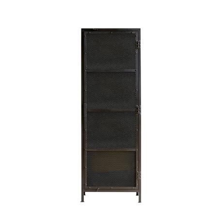 Tikamoon Armoire grillagée en métal Alma  