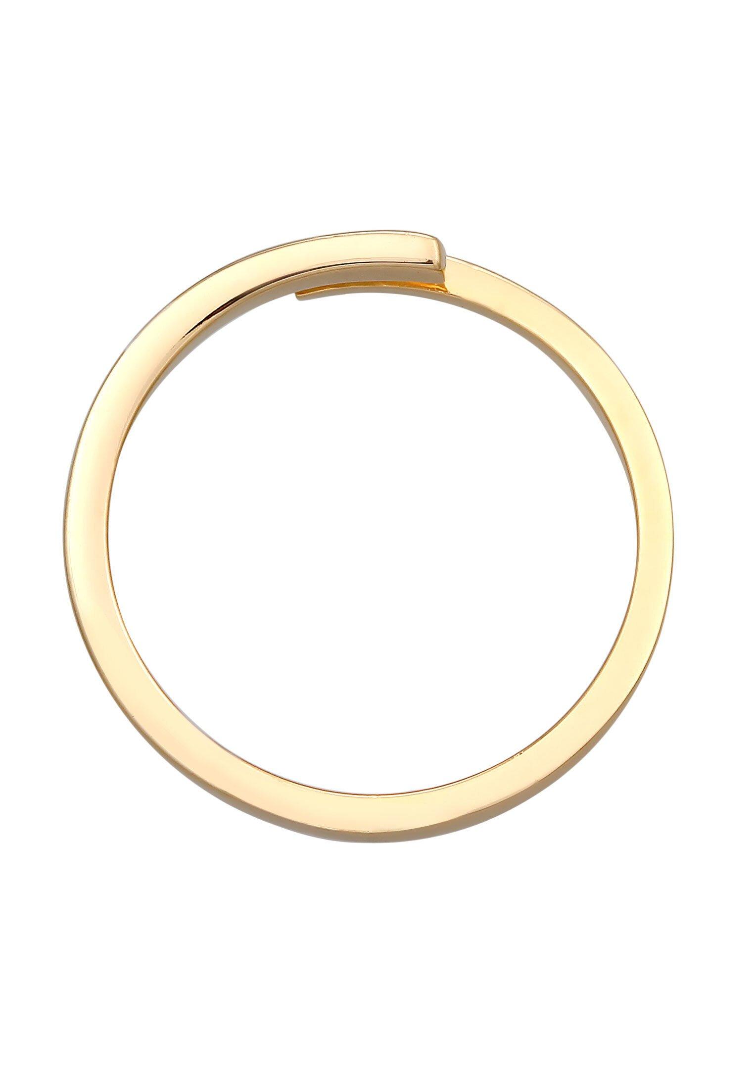 Elli  Ring Wickelring Offen Statement Geo 