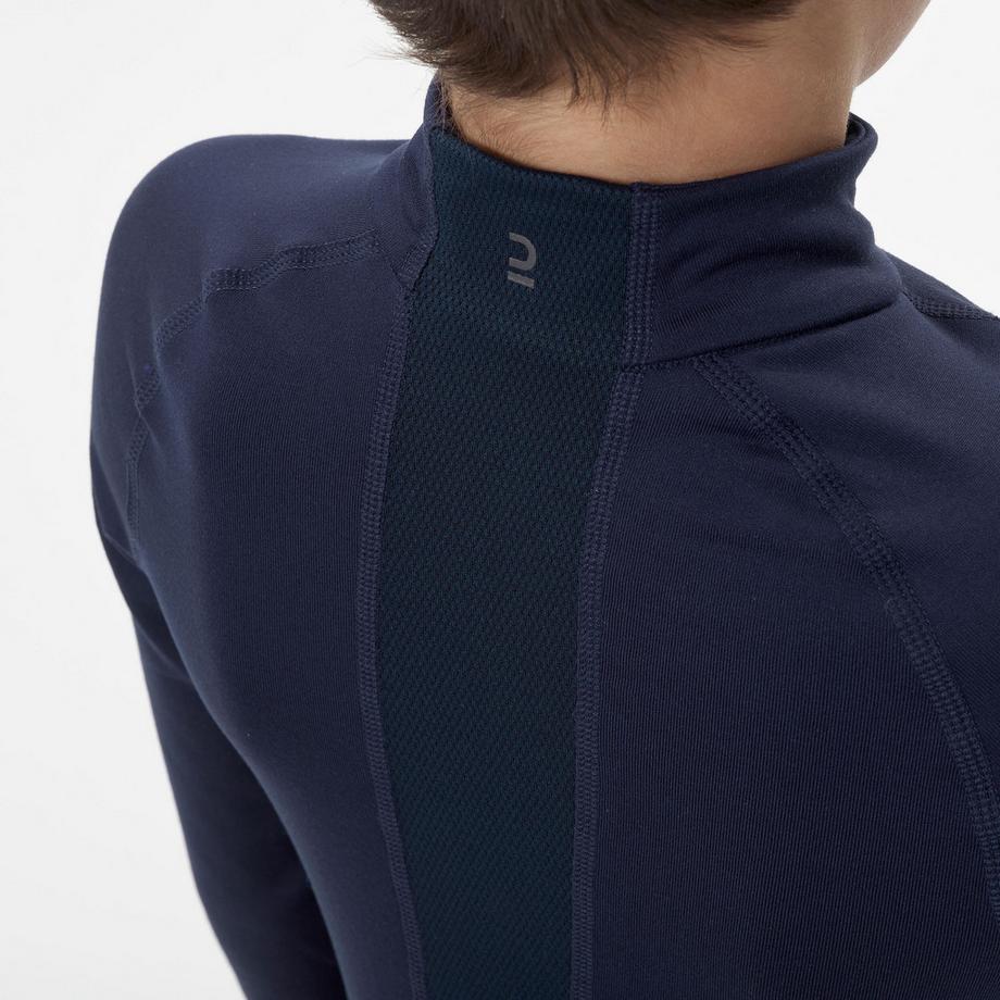 WEDZE  Intimo da sci bambino 1/2 zip poliestere 