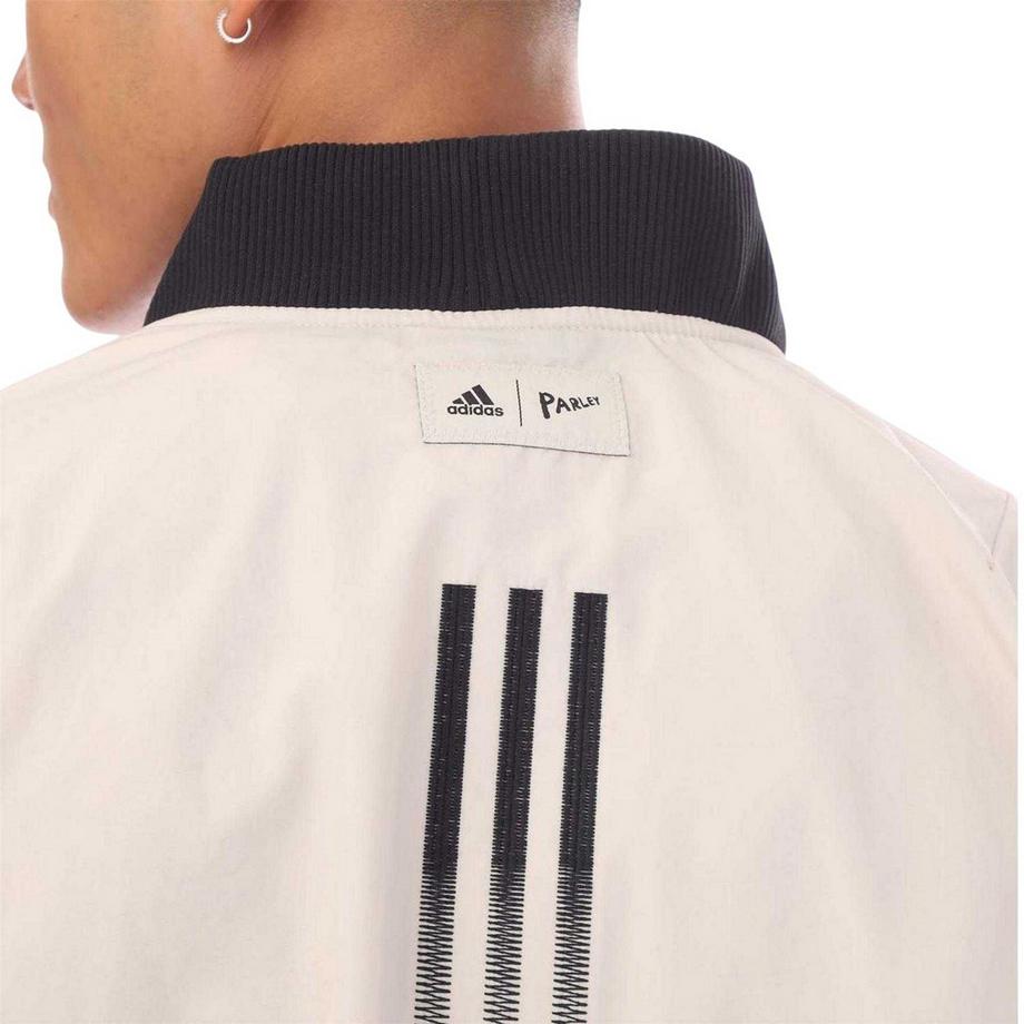 adidas Bomberjacke mit geripptem Saum  