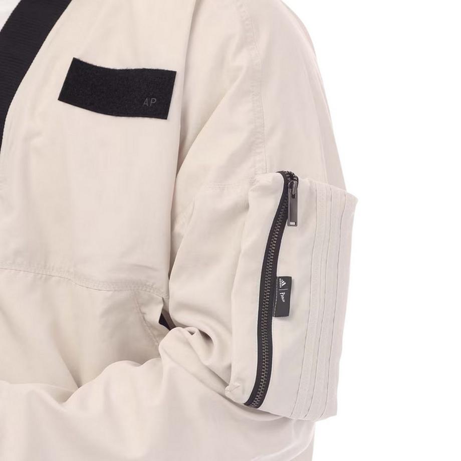 adidas Bomberjacke mit geripptem Saum  