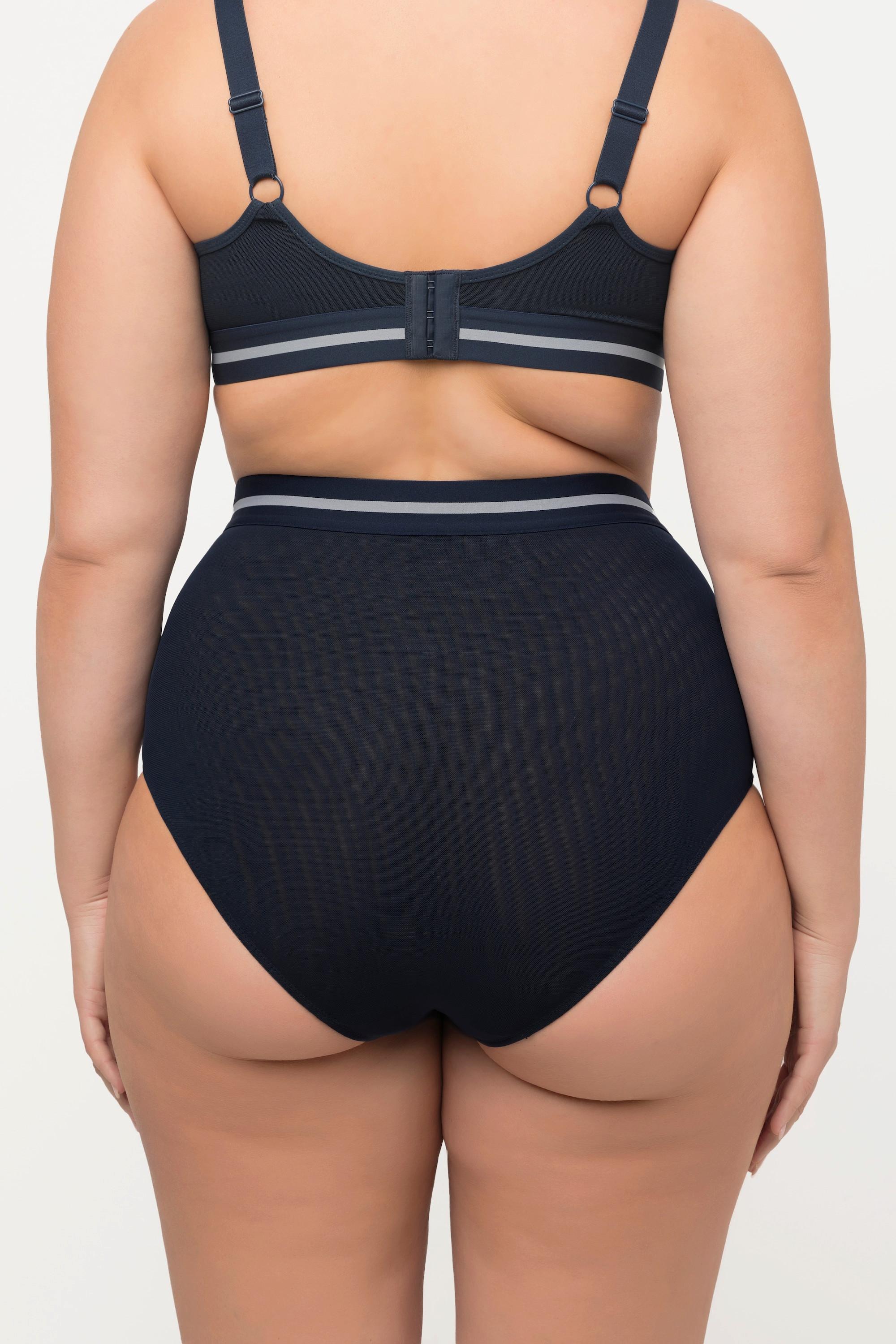 Ulla Popken Culotte maxi rayures au niveau de la taille  