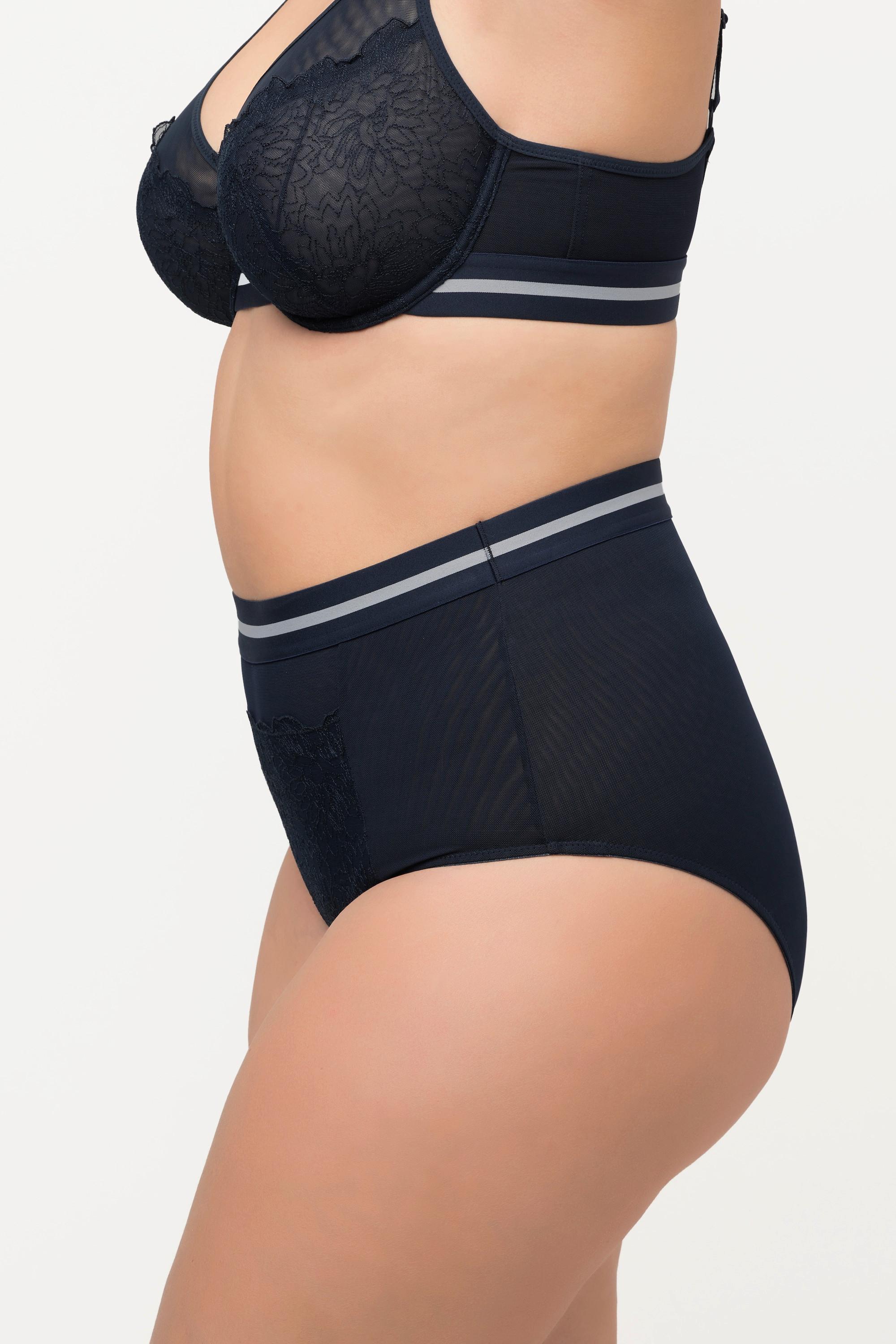 Ulla Popken Culotte maxi rayures au niveau de la taille  