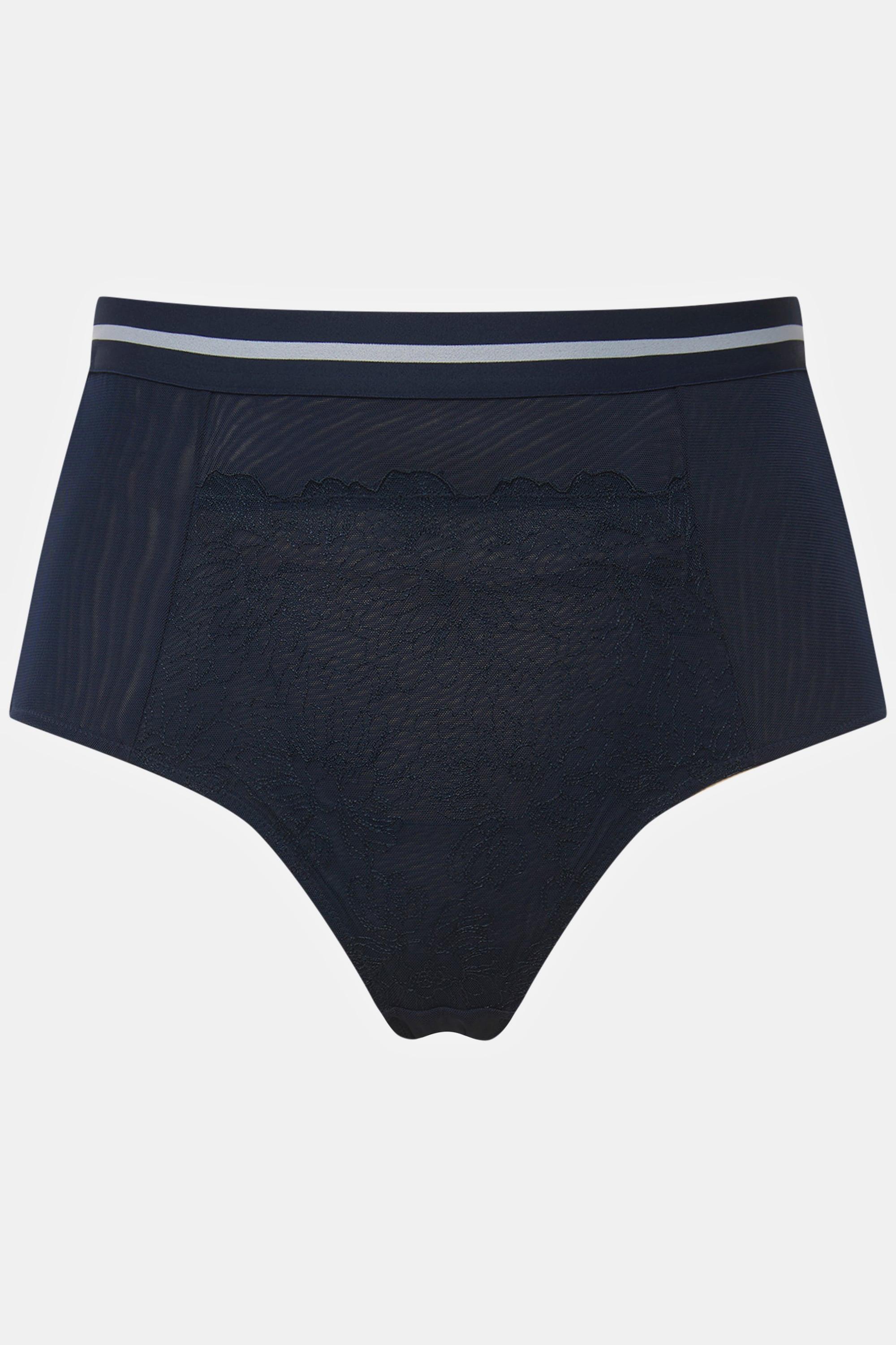 Ulla Popken Culotte maxi rayures au niveau de la taille  