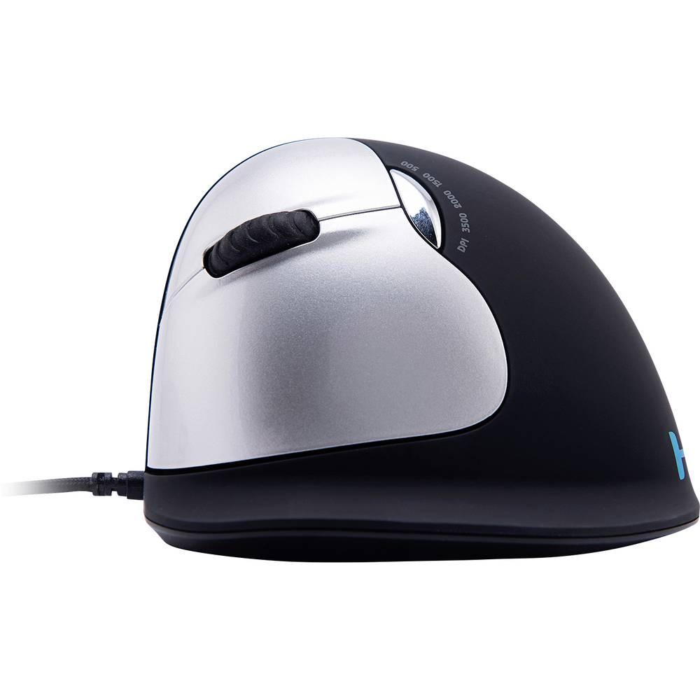 R-GO-Tools  R-Go Tools HE Ergonomische Maus, Gross (Handlänge über 185 mm), linkshändig, kabelgebunden 