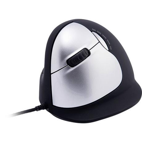 R-GO-Tools  R-Go Tools HE Ergonomische Maus, Gross (Handlänge über 185 mm), linkshändig, kabelgebunden 
