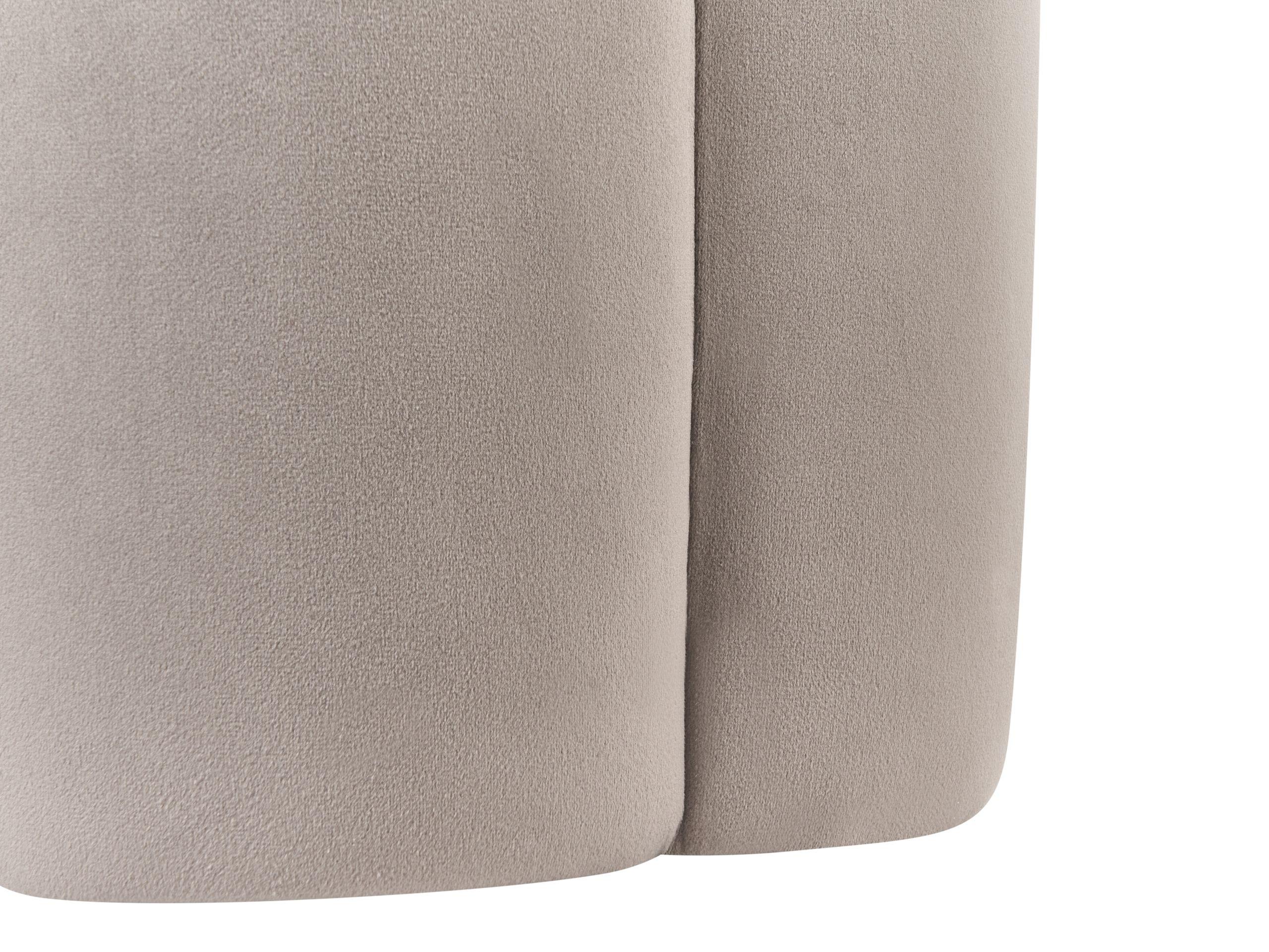 Beliani Pouf aus Samtstoff Modern TAPPEN  