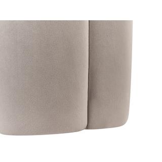 Beliani Pouf aus Samtstoff Modern TAPPEN  