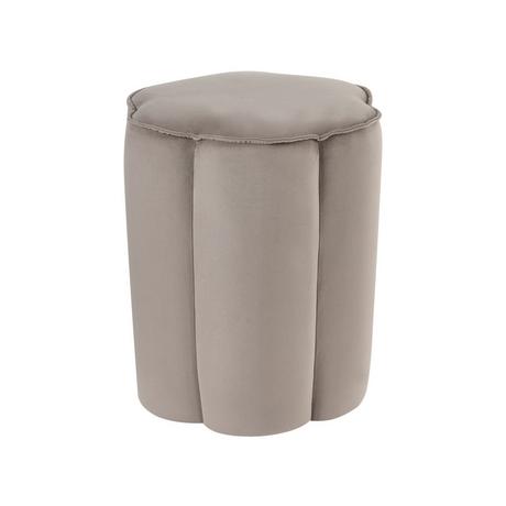 Beliani Pouf aus Samtstoff Modern TAPPEN  