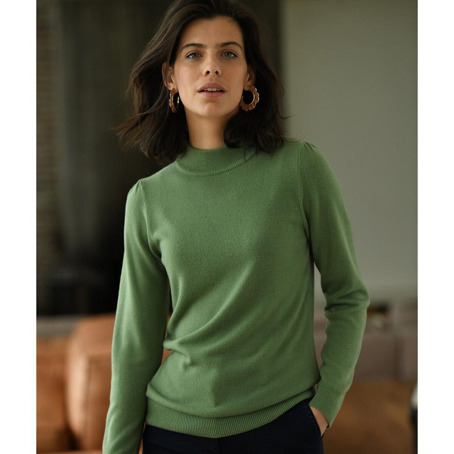 La Redoute Collections Weicher Strick Stehkragenpullover  