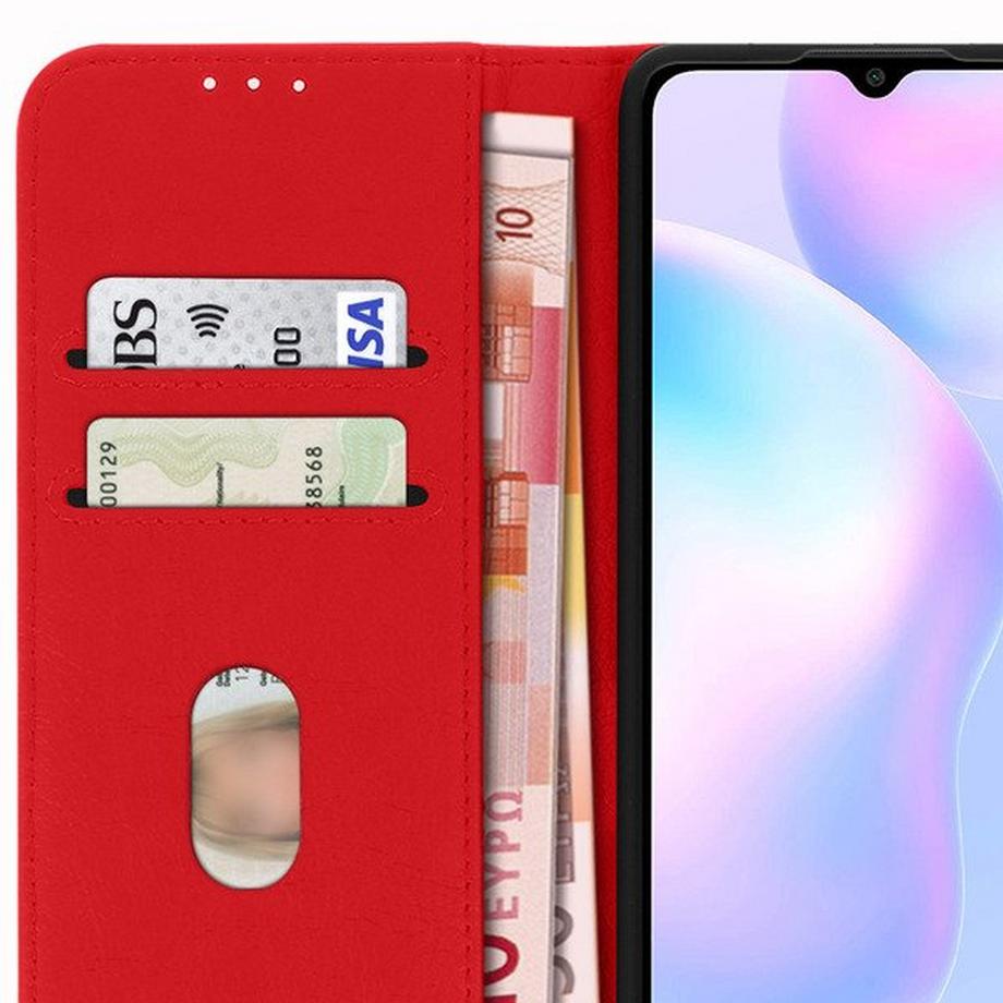 Avizar  Klapphülle Xiaomi Redmi 9A Rot 