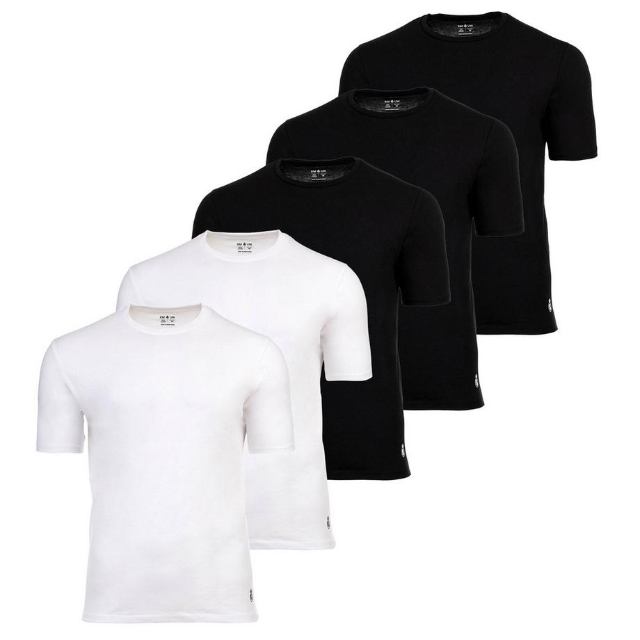 T-shirt  Pack de 5 Confortable à porter-RM Undershirt U-Neck 5-Pack