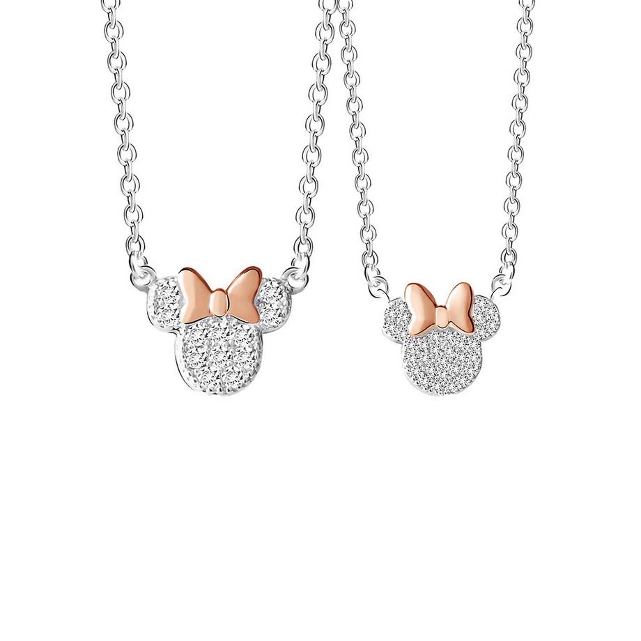 Disney  Halskette Set Minnie Mouse Zweifarbig Mutter & Tochter 