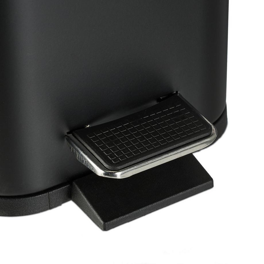 Northix Poubelle de salle de bain 5 litres avec couvercle en bambou  