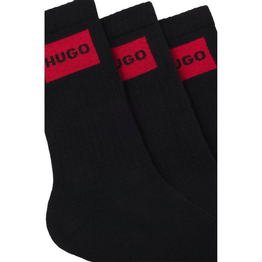 HUGO Calzini Cotone Biologico Pettinato Misura  (Confezione da due)  