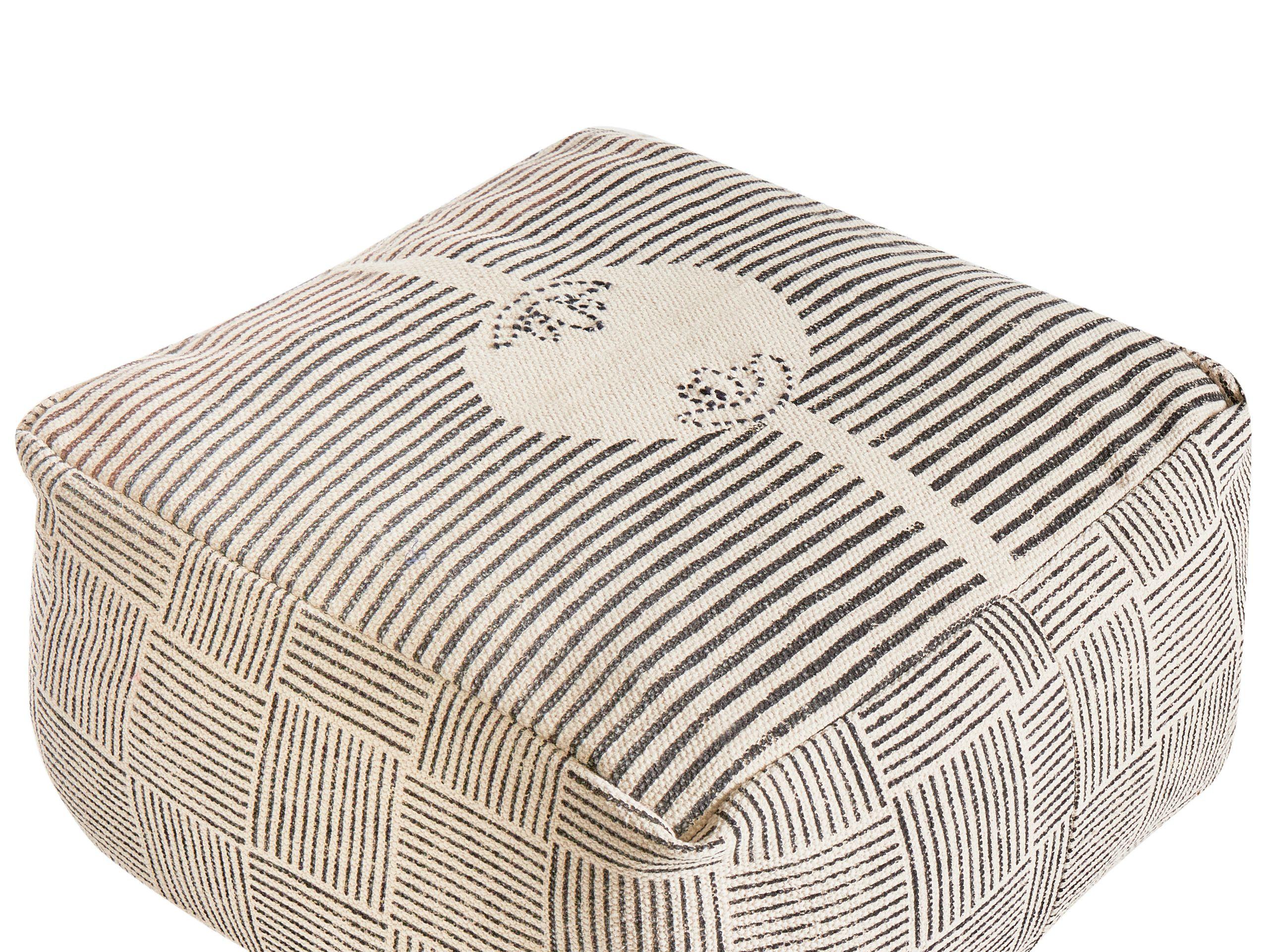 Beliani Pouf aus Baumwolle Retro LUTZ  