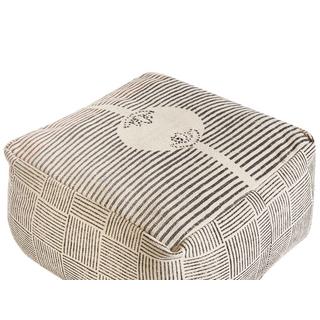 Beliani Pouf aus Baumwolle Retro LUTZ  